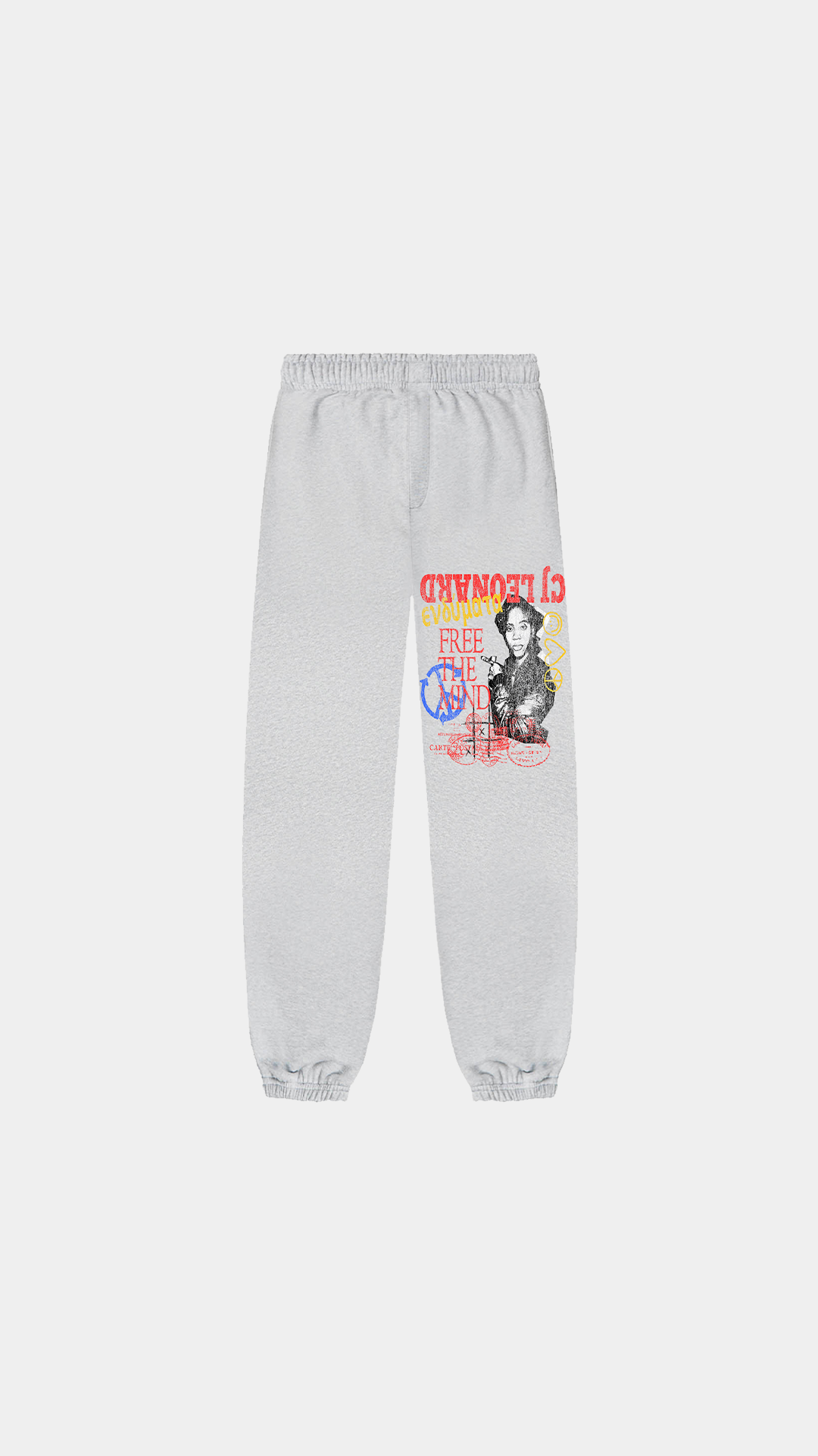 Grey Free The Mind Sweat Pant