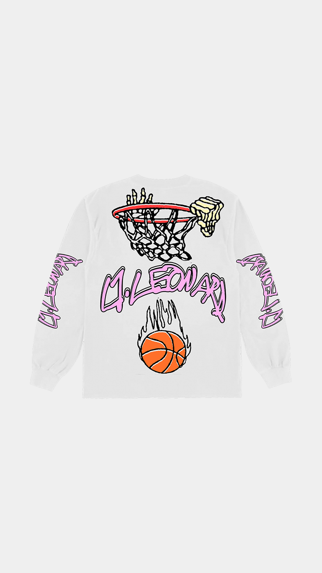 White Skeli Ball Long Sleeve