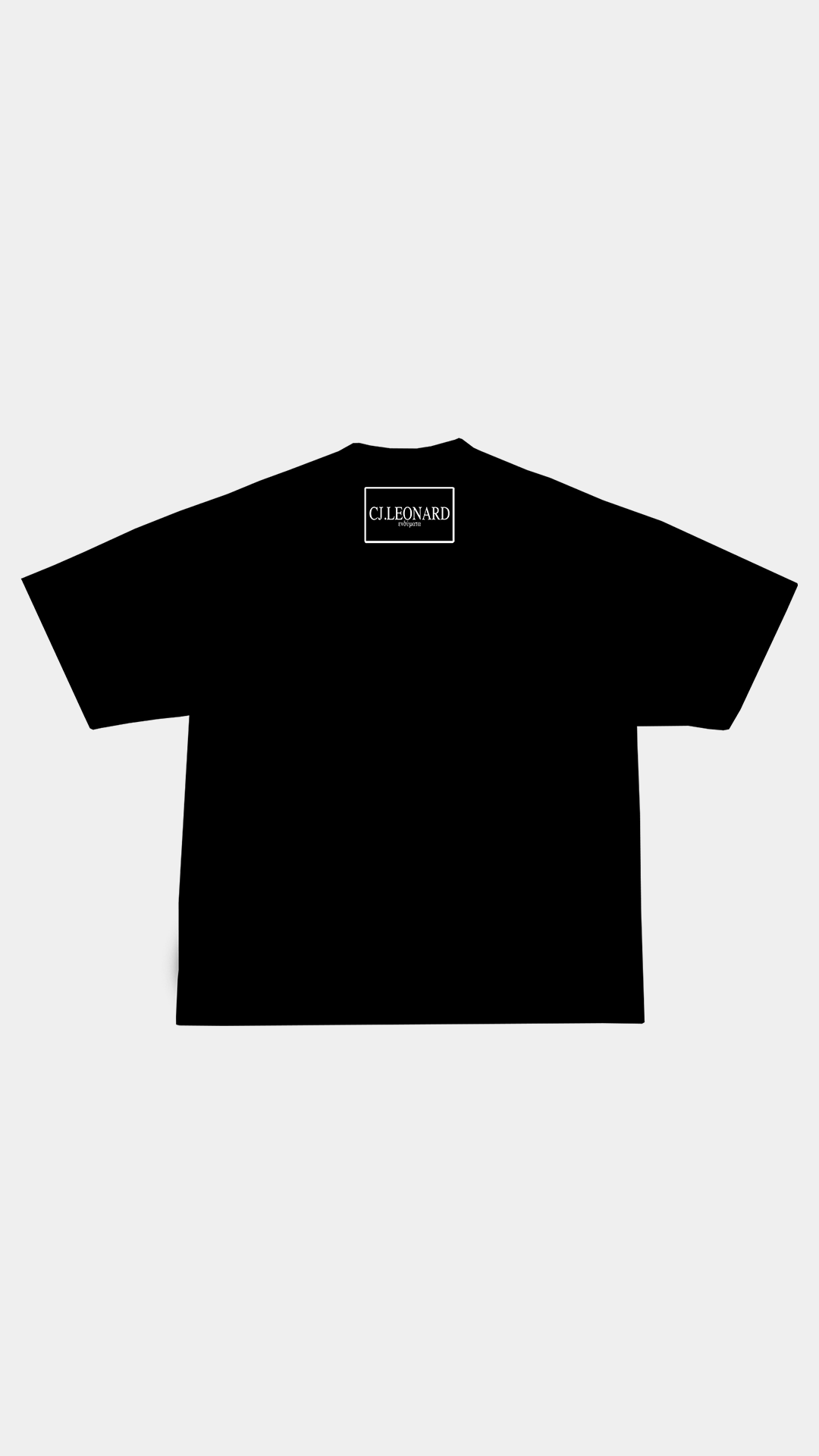 Black Rhinestone Circle Tee