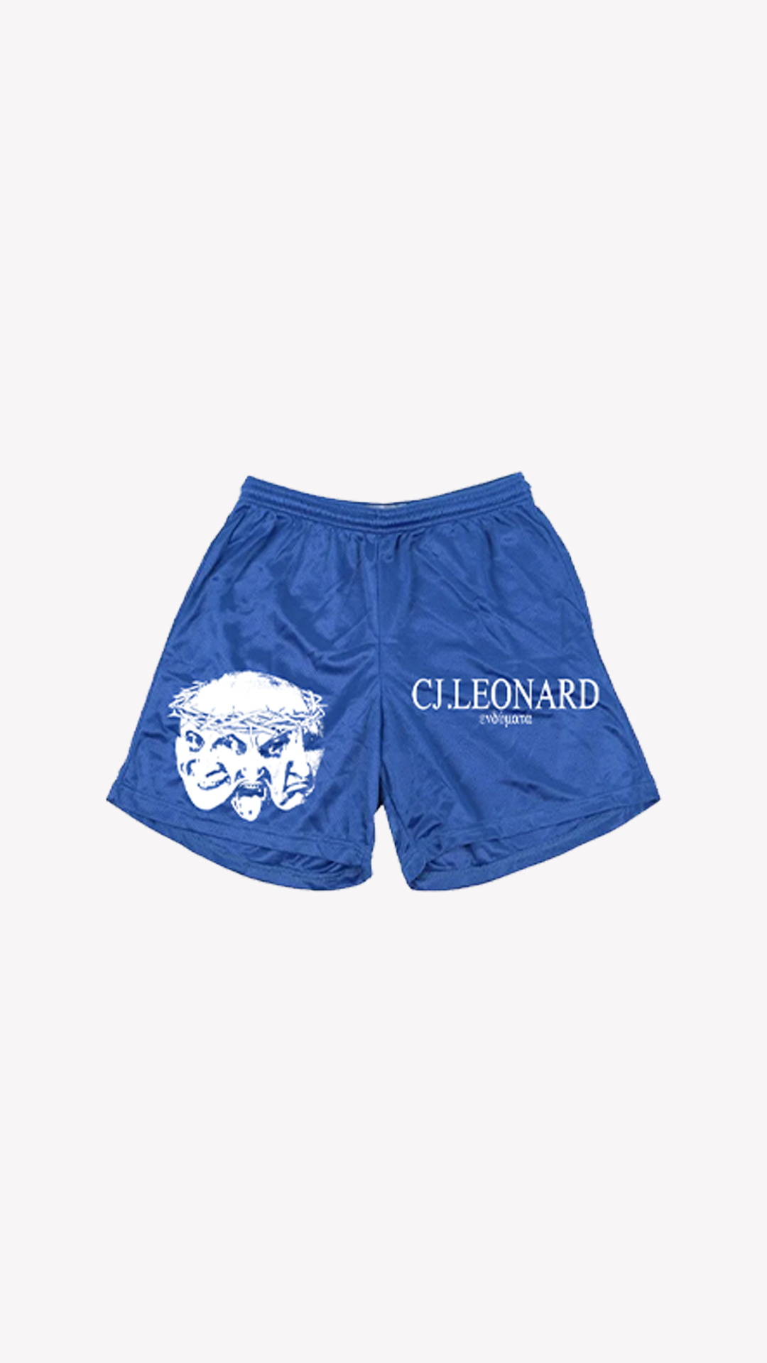 Blue Masked Shorts