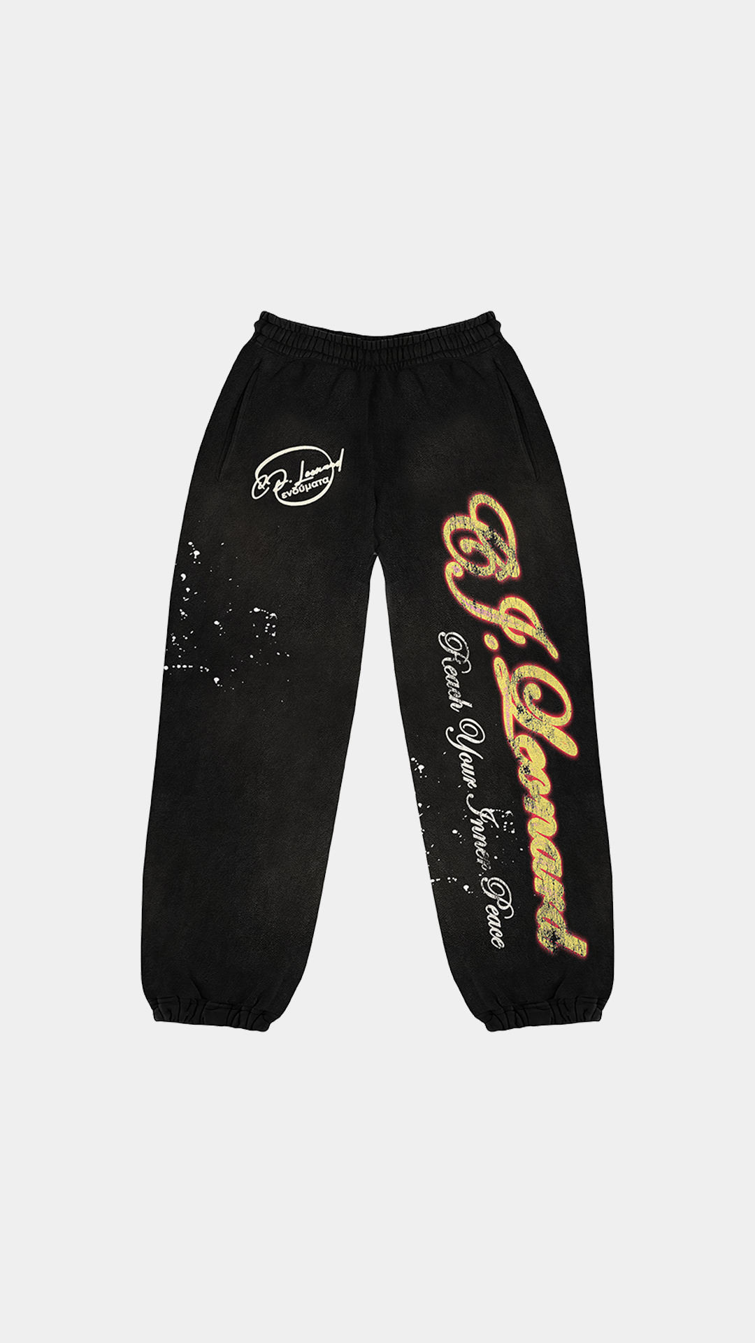 Black Inner Peace Sweat Pants (Ships Before December 15)
