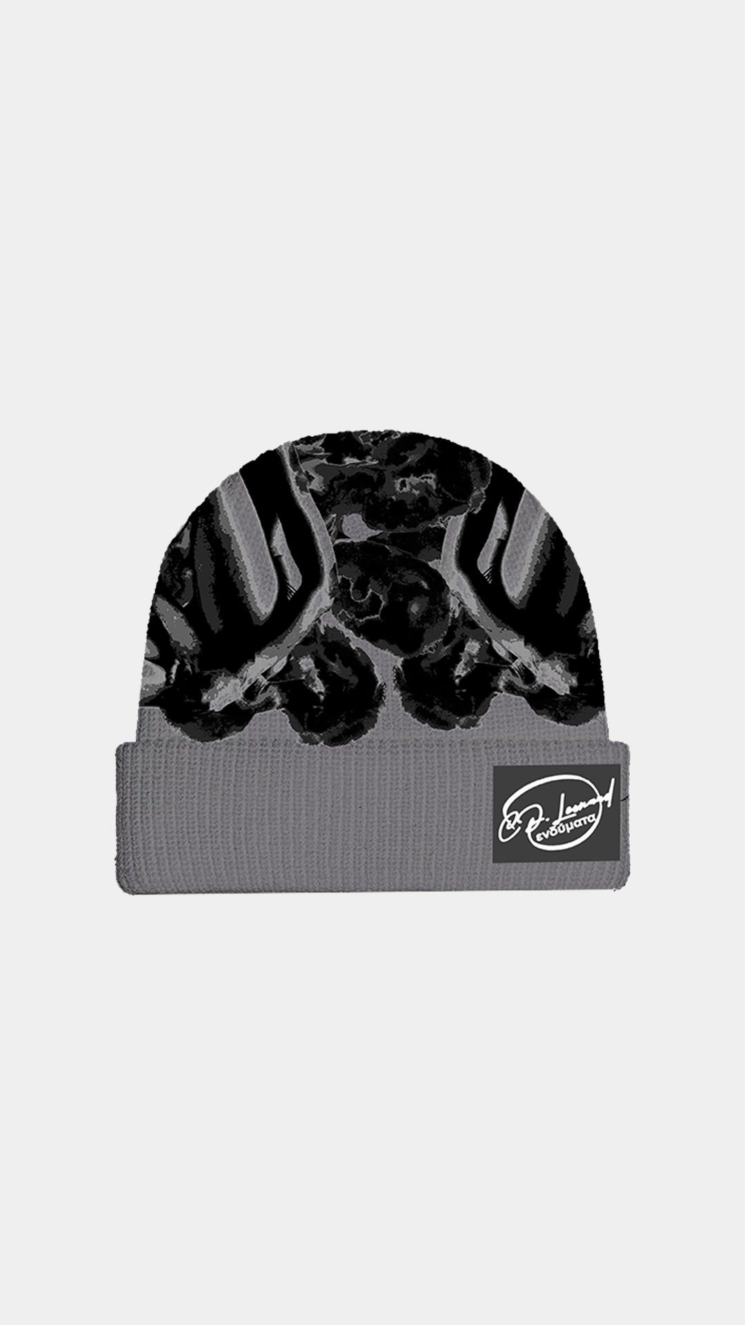 Grey Graph Beanie