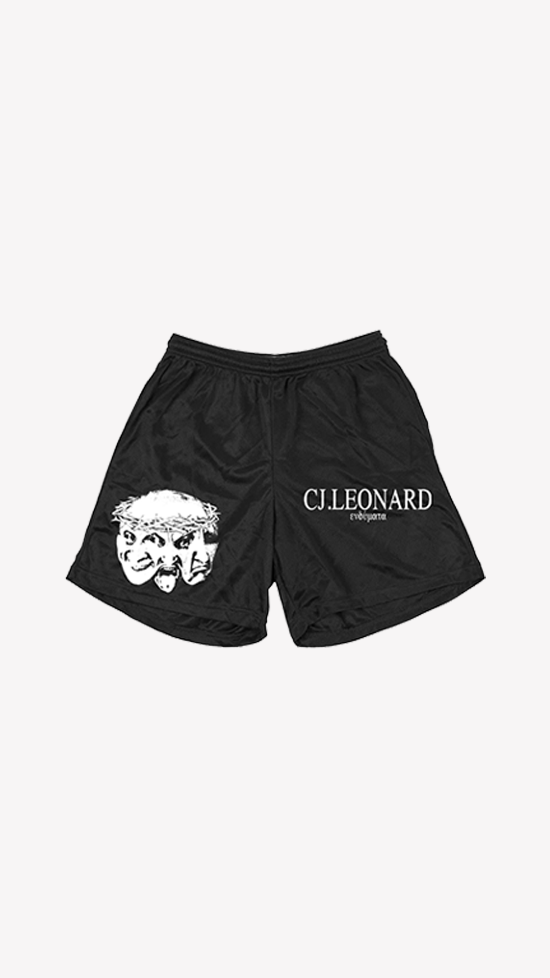 Black Masked Shorts