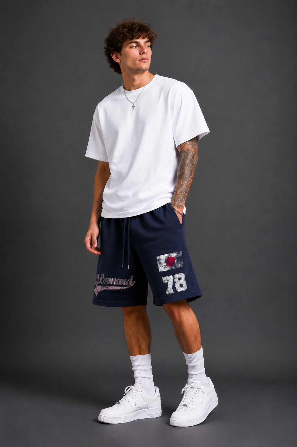 Navy 78 Shorts