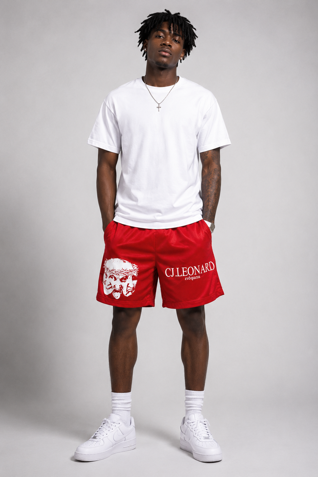Red Masked Shorts