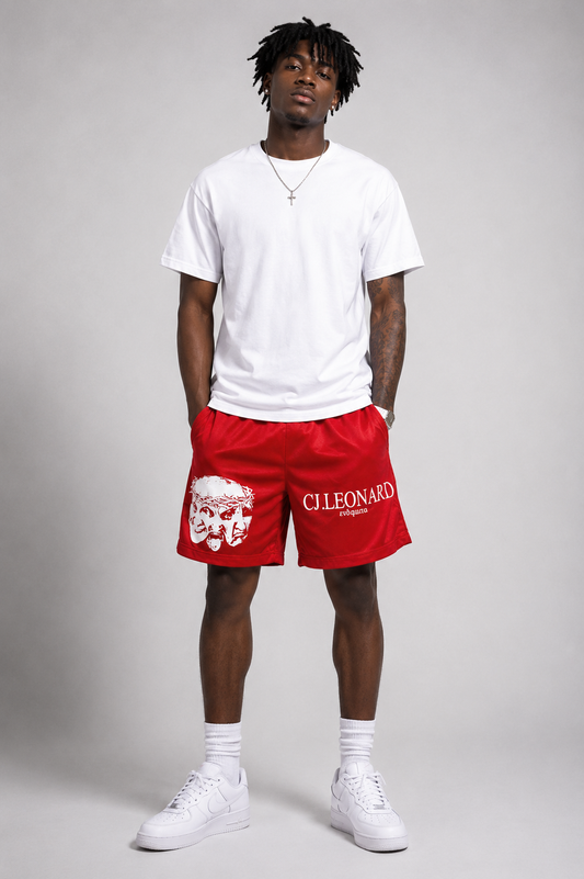 Red Masked Shorts