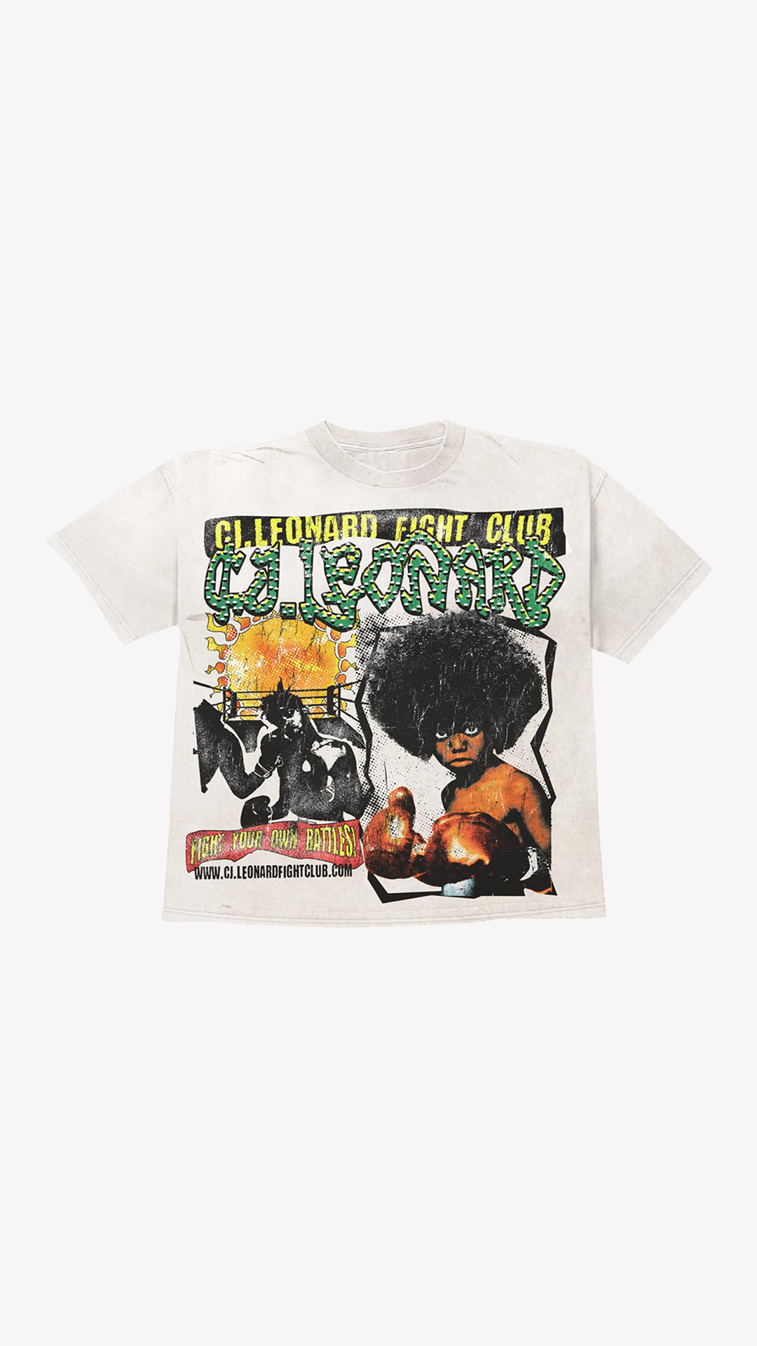 White Fight Club Tee
