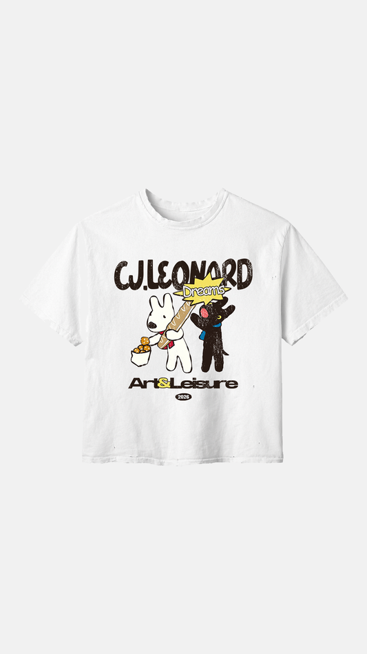 White Art & Leisure Tee