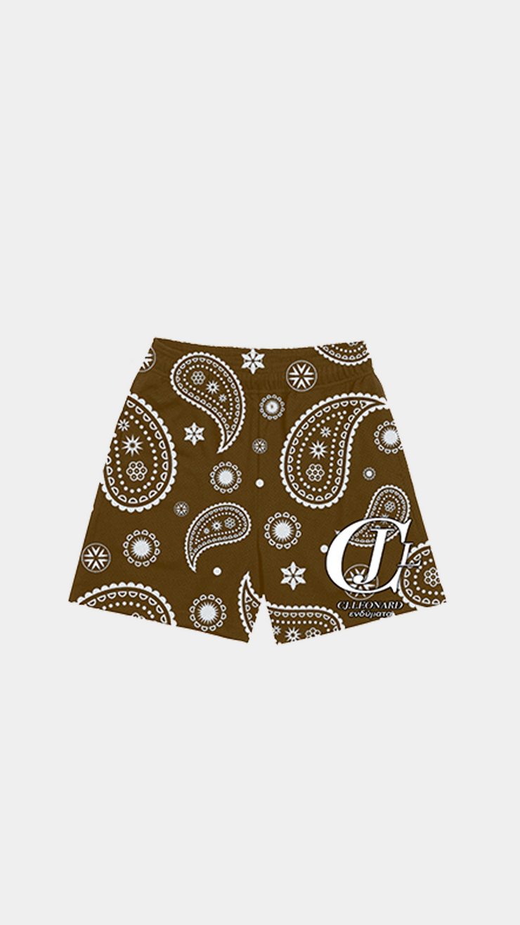 Brown Creatives Mesh Shorts