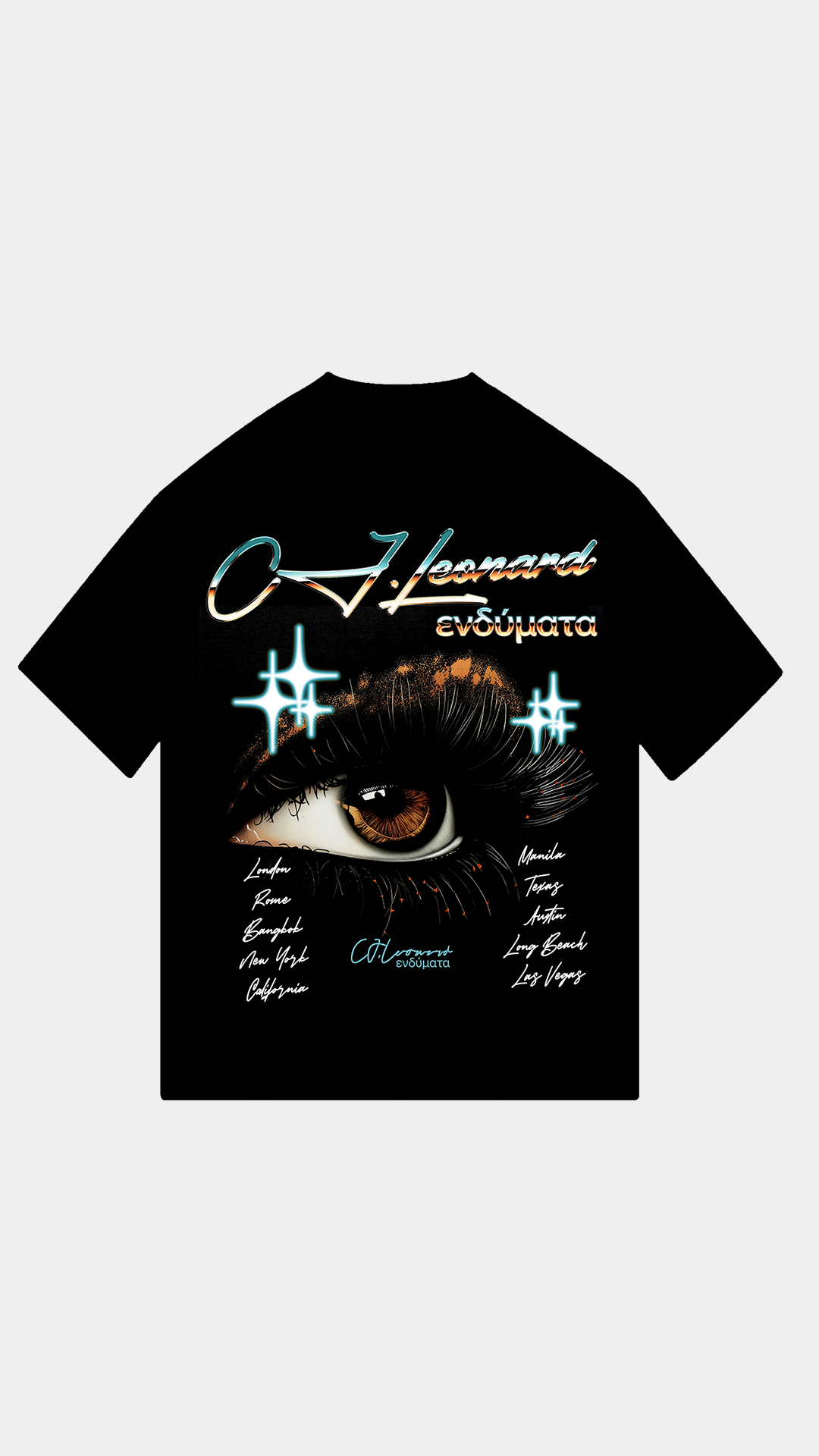 Black City Eye Tee