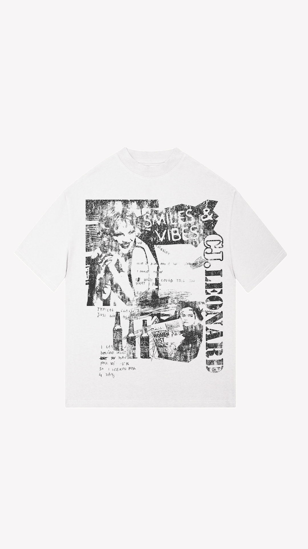 White Smiles & Vibes Tee