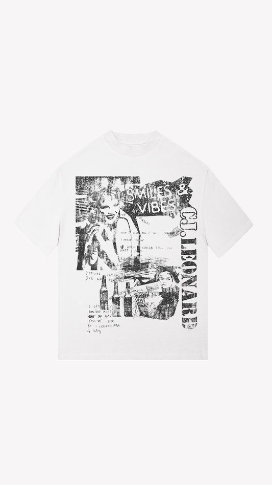 White Smiles & Vibes Tee