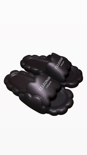 Black Bubble Slipper